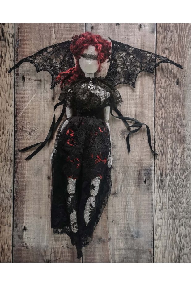 red-headed vampire doll