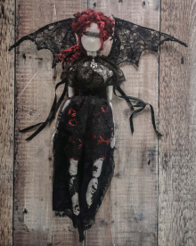 red-headed vampire doll